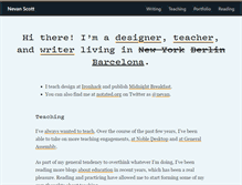 Tablet Screenshot of nevanscott.com